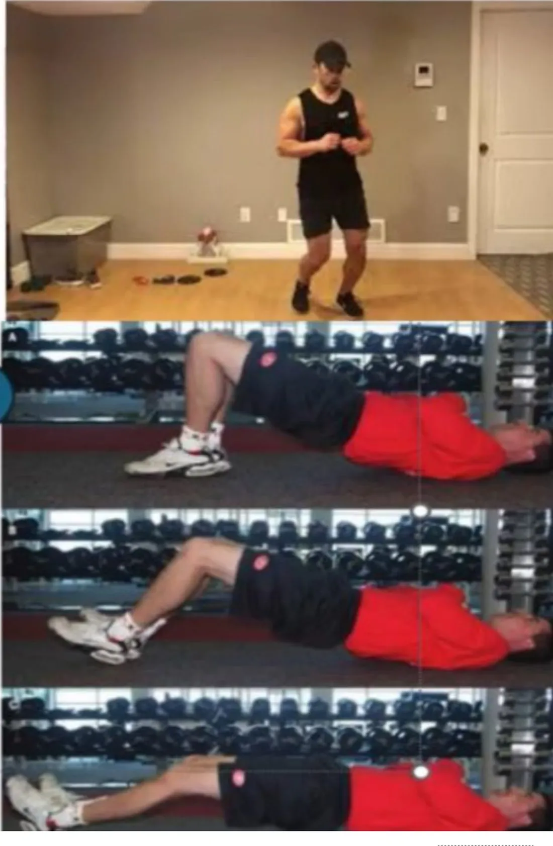 Slide 32 — boxer shuffle and bridge with walk-outs
