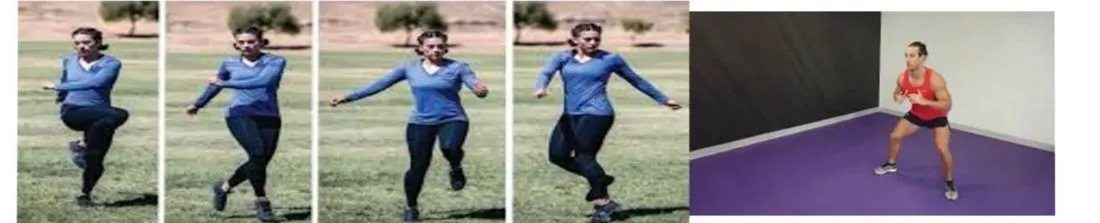 Slide 32 — grapevine jog and boxer shuffle